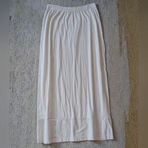 Vintage DKNY Cream 100% Cotton Maxi Skirt